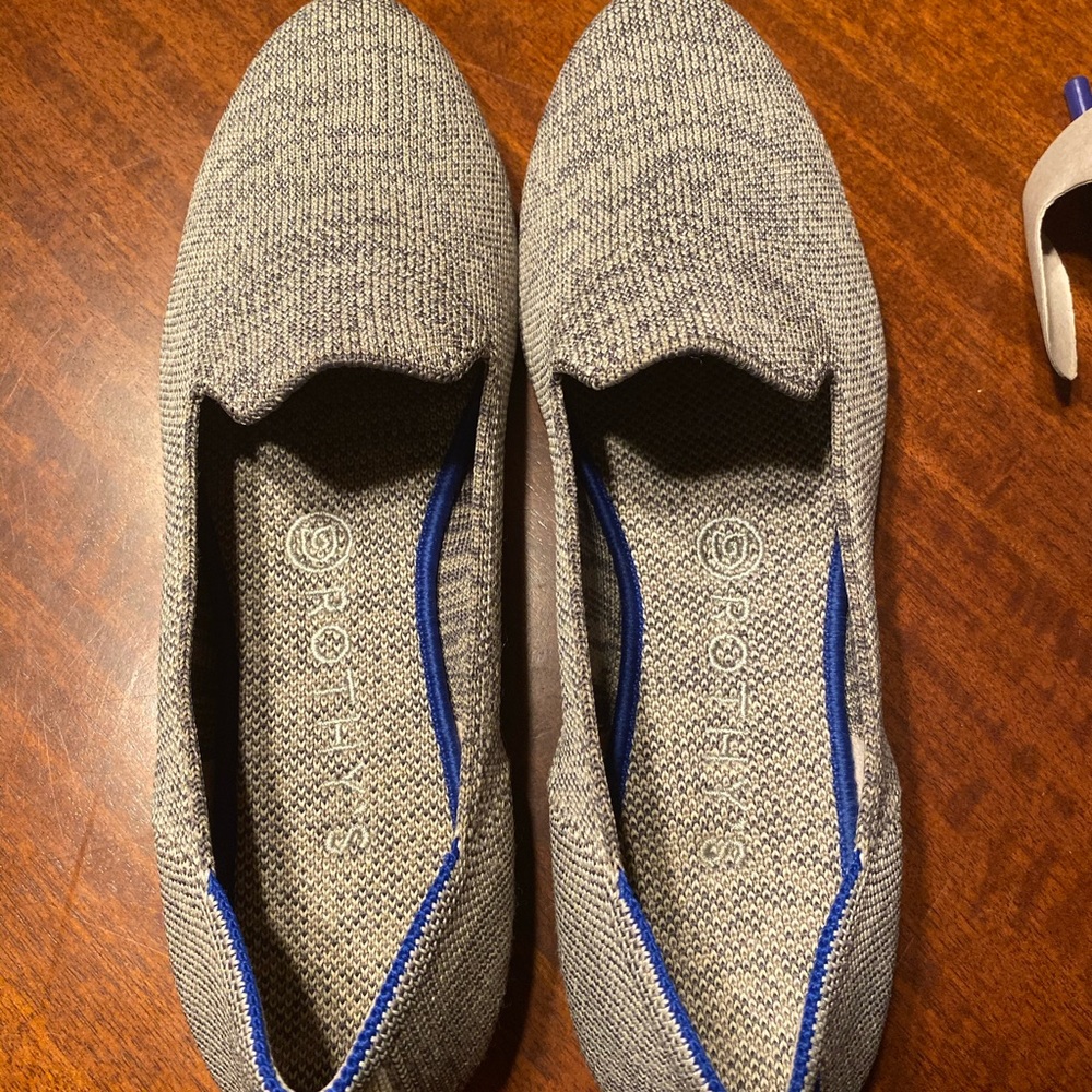 EUC Rothy’s Taupe Heather Loafer 8.5
